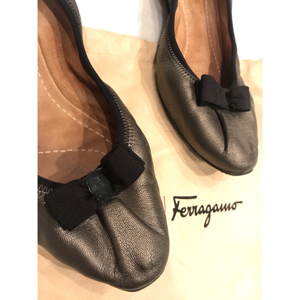 Salvatore Ferragamo My Joy Leather Flats